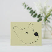 Australischer Rinderhund Postkarte (Stehend Vorderseite)