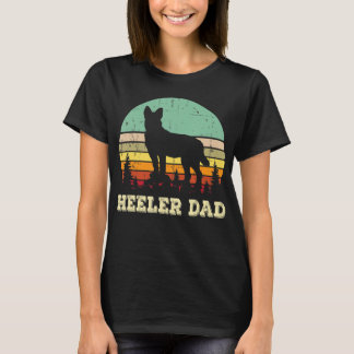 Australischer Rinderhund Red Blue Pet Heeler Vater T-Shirt