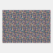 Australischer Rinderhund Red Heeler Geschenkpapier Set (Vorderseite)