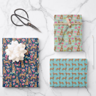 Australischer Rinderhund Red Heeler Geschenkpapier Set