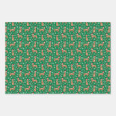 Australischer Rinderhund Red Heeler Weihnachten Geschenkpapier Set (Vorderseite)