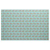 Australischer Rinderhund Roter Hund hellblau Stoff (Fat Quarter (45,7 x 55,9 cm))
