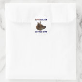 Australischer Rinderhund Runder Aufkleber (Tasche)