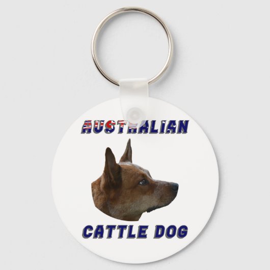 Australischer Rinderhund Schlüsselanhänger (Vorderseite)
