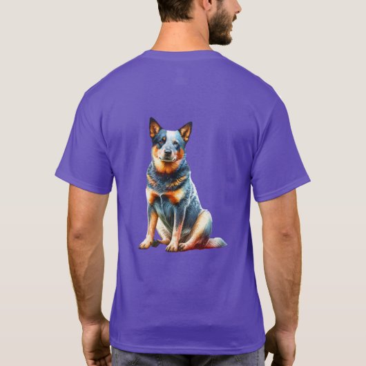 Australischer Rinderhund T-Shirt (Rückseite)