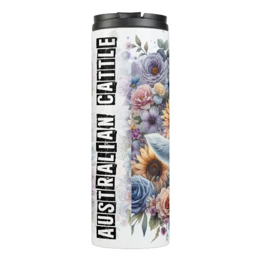 Australischer Rinderhund Thermosbecher (Rückseite)