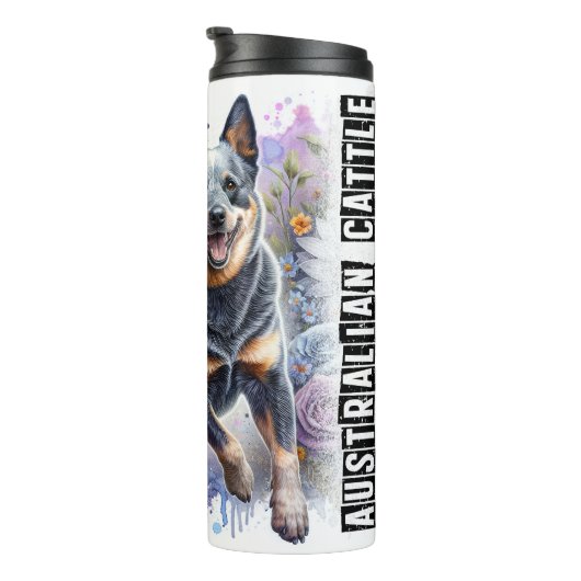 Australischer Rinderhund Thermosbecher (Nach rechts gedreht)