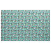 Australischer Rinderhund Türkis-Donuts Stoff (Fat Quarter (45,7 x 55,9 cm))