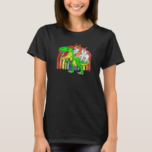 Australischer Rinderhund Unicorn Dinosaur Rex T-Shirt