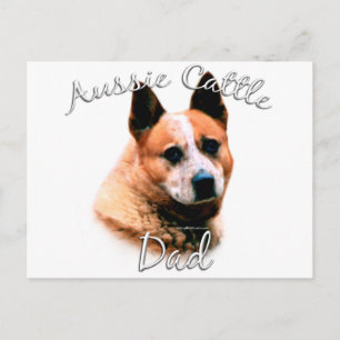 Australischer Rinderhund Vater 2 Postkarte