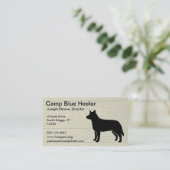 Australischer Rinderhund Visitenkarte (Stehend Vorderseite)