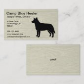 Australischer Rinderhund Visitenkarte (Vorne/Hinten)