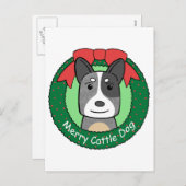 Australischer Rinderhund Weihnachten (Vorne/Hinten)