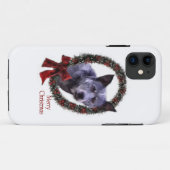 Australischer Rinderhund Weihnachten Case-Mate iPhone Hülle (Rückseite (Horizontal))