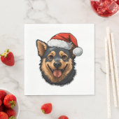 Australischer Rinderhund Weihnachtsentwurf Serviette (Beispiel)