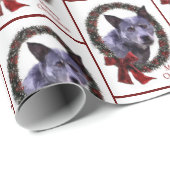 Australischer Rinderhund Weihnachtsfeiertag Geschenkpapier (Rolleneckpunkt)
