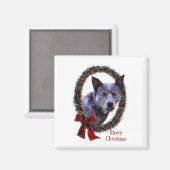 Australischer Rinderhund Weihnachtsgeschenke Magnet (Vorderseite/Rückseite)