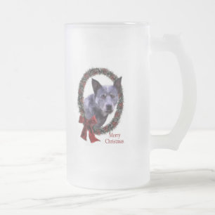 Australischer Rinderhund Weihnachtsgeschenke Mattglas Bierglas