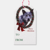 Australischer Rinderhund Weihnachtsgeschenke Tags Geschenkanhänger (Vorderseite)