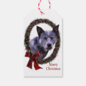 Australischer Rinderhund Weihnachtsgeschenke Tags Geschenkanhänger (Rückseite)