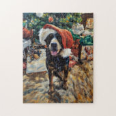 Australischer Rinderhund Weihnachtspuzzle Puzzle (Vertikal)