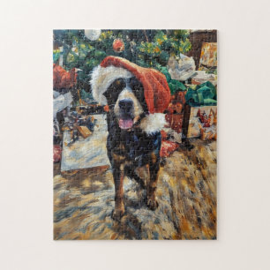 Australischer Rinderhund Weihnachtspuzzle Puzzle