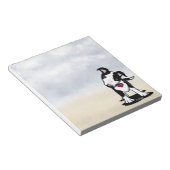 Australischer Rinderhund Welpe Notepad Notizblock (angewinkelt)
