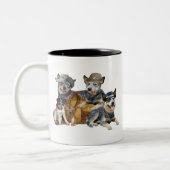 Australischer Rinderhund Zweifarbige Tasse (Links)