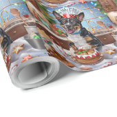 Australischer Rinderurlaub Backen Weihnachten Geschenkpapier (Rolleneckpunkt)