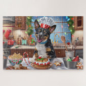 Australischer Rinderurlaub Backen Weihnachten Puzzle (Horizontal)
