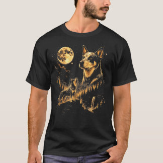 Australischer Rindvieh-Mondheuler-Meme T-Shirt