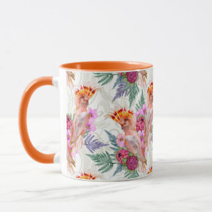 Australischer Rosa Kakadu Becher Tasse