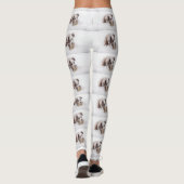 australischer roter merle Welpe Leggings (Rückseite)