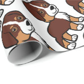 australischer roter Tri Cartoon Geschenkpapier (Rolleneckpunkt)