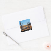 Australischer Rückhalteaufkleber Quadratischer Aufkleber (Umschlag)