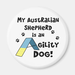 Australischer Schäfer-Agility-Hund Magnet
