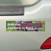 Australischer Schäfer-an Bord Autoaufkleber (Auf Auto)
