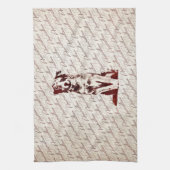 Australischer Schäfer-Australier Geschirrtuch (Vertikal)