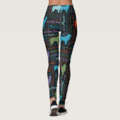 Australischer Schäfer-australische Wort-Kunst Leggings (Rückseite)