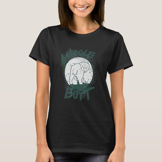 Australischer Schäfer Dog Wiggle T-Shirt (Vorderseite)