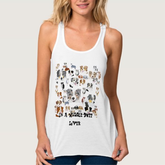 Australischer Schäfer "I'ma Wiggle-Hintern Tank Top (Vorderseite)