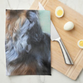 Australischer Schäfer-künstlerisches Handtuch (Viertel Falte)