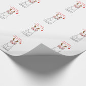 Australischer Schäfer liebe Sankt…. Geschenkpapier (Ecke)
