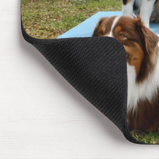 Australischer Schäfer Mousepad (Ecke)