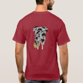 Australischer Schäfer - Ostern-Knochen-Jagd, T-Shirt (Rückseite)