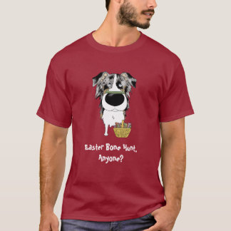 Australischer Schäfer - Ostern-Knochen-Jagd, T-Shirt
