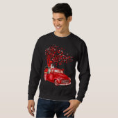 Australischer Schäfer Reitwagen Valentine Butterf Sweatshirt (Vorne ganz)