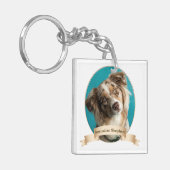 Australischer Schäfer-Schlüsselanhänger Schlüsselanhänger (Vorderseite links)