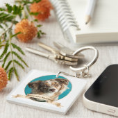 Australischer Schäfer-Schlüsselanhänger Schlüsselanhänger (Vorderseite rechts)