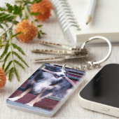 Australischer Schäfer-Schlüsselanhänger Schlüsselanhänger (Vorderseite rechts)